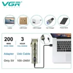 ماشین اصلاح موی سر و صورت وی جی آر مدل V-697 - Image 9