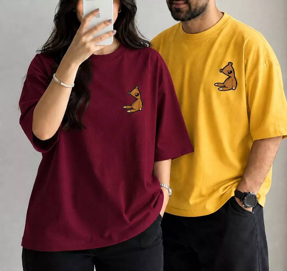 تیشرت طرح خرسی