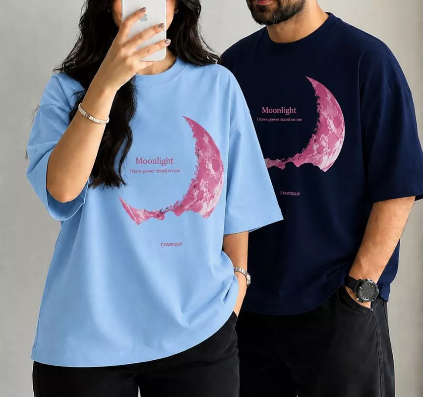 تیشرت طرح ماه