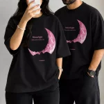 تیشرت طرح ماه