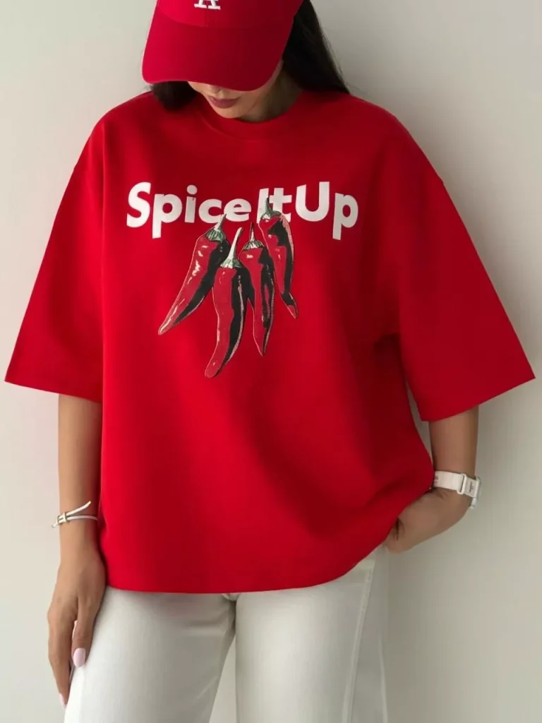 تیشرت مدل فلفل SPICE IT UP